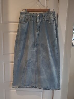 Shein Denim Maxi Skirt. Size L
